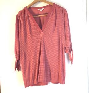Lucky Brand Striped Sheer Boho XL